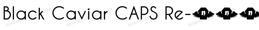 Black Caviar CAPS Re字体转换